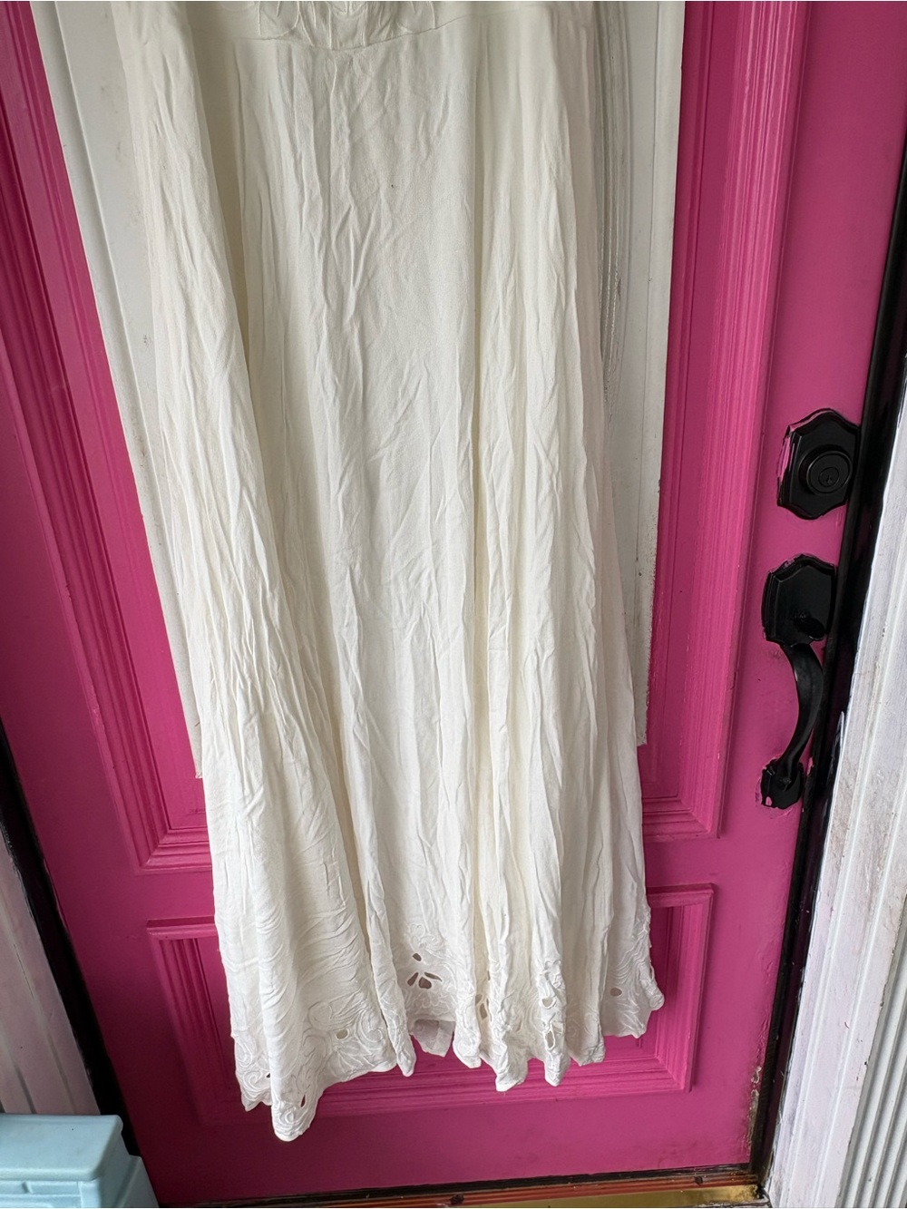 torrid Ivory Button-Front Maxi Dress - Picture 10 of 12
